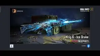Call of Duty Mobile Krig ice drake mythic #callofdutymobile #mythicgun #Krigmythic