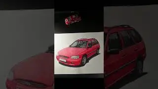 Ford Escort #cardrawing #drawing #art #sketch #cars