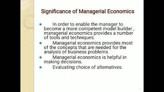 Introduction to Managerial Economics by Ms.Neha Jaryal, Asstt Professor at Modern Group of Colleges
