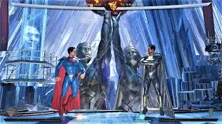 VERY HARD - Superman vs Black Adam - INJUSTICE 2 level handicap & competitive mode Match Crazy Play