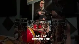 RL Drums Snare Comparison (Seamless Acrylic, Hammered Copper, Brass)