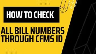 HOW TO CHECK ALL BILL NUMBERS THROUGH CFMS ID
