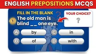 Prepositions Challenge | 40 Questions to Test Your Grammar || English Learning.