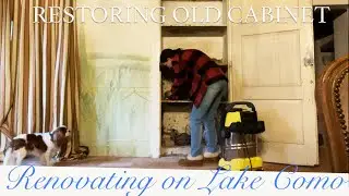 Restoring an old cabinet / Renovation on lake Como