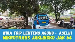 TRIP Naik Mikrotrans JAK 64 dari Stasiun Universitas Pancasila ke Aselih Hanya 0 Rupiah