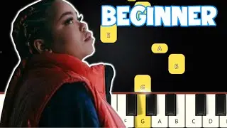 Zoe Wess - Control | Beginner Piano Tutorial | Easy Piano
