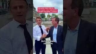 PREFEITO DO RIO, EDUARDO PAES PUBLICA ENCONTRO COM PRESIDENTE DA FRAN&Ccedil;A, EMMANUEL MACRON