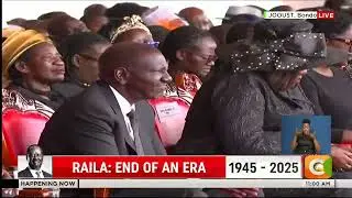 Raila Odinga Junior's last tributes to his late father, Raila Odinga