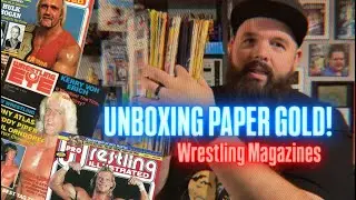 Unboxing: Wrestling Magazines of the Golden Era | 80s and 90s Nostalgia and Pop Culture