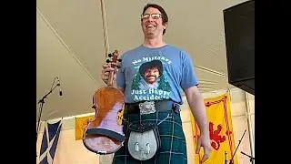 Scottish Fiddling competition with Bob Ross as my spirit guide! #fiddle #violin #scotland #music