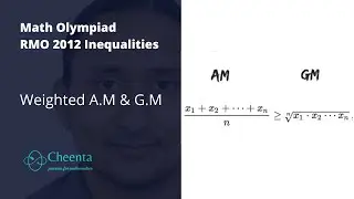 RMO 2012 - Inequalities | A.M & G.M | Problem 3