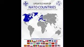 Updated Map of Nato Countries 🗺️🗾......#maps #viral .