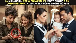 El Millonario vio el anillo de su nueva niñera y se quedó helado… de pobre prometió: 'Me casaré…'