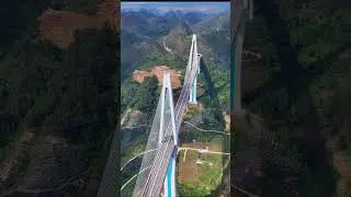 332 మీటర్ల ఎత్తు 😱 | World&rsquo;s Tallest Tower Cable-Stayed Pingtang Bridge