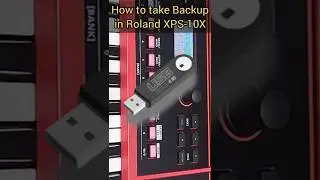 Roland XPS-10X || How to Take Backup into Pen Drive #RolandXPS10X