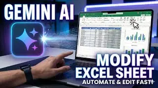 HOW TO USE GEMINI AI TO MODIFY EXCEL SHEET IN 2025 | MAKE AI WORK FOR YOU.