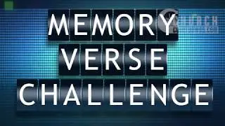 Memory Verse Challenge Countdown - FREE DOWNLOAD