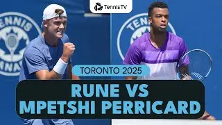 Holger Rune vs Giovanni Mpetshi Perricard Match Highlights 💥 | Toronto 2025