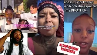 Aries and Tee Tee CONFRONT Chrisean rock for DDGs Friend Wendy