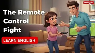 The Remote Control Fight | Learn English with Story | Daily English Conversation #learnenglish 