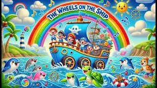 The Wheels on the Ship! | Animal Sound Kids Song