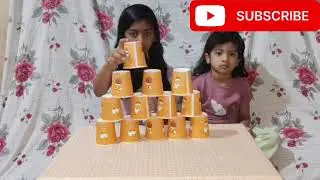 Paper Cup Games For Children's must Try At Home @chotishradda 