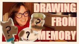 Can I draw cartoon characters from memory?