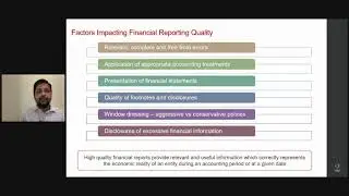 Financial Reporting Quality Vs Earnings Quality