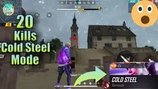 20 Kills In Cold Steel Mode || Op Gameplay Free Fire Glorious Gaming