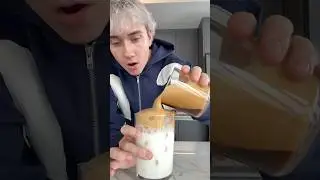 Trying whipped coffee