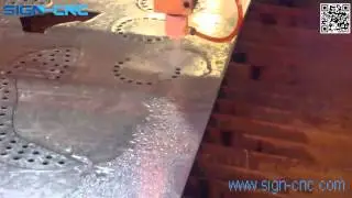 SIGN-CNC plasma cutting stainless steel, Plasma cutting machine for metal