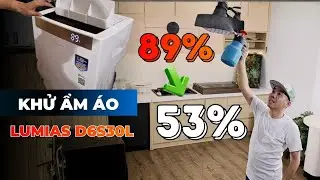 Máy Khử Ẩm Lumias D6S-30L: Từ 89% ẩm → Khô Queo Chỉ Trong Chớp Mắt!
