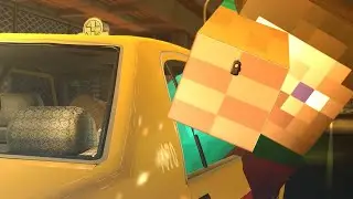 Minecraft Steve Gets Into A Yakuza Car Chase | Mine-kuza 0