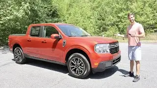 2023 Ford Maverick Lariat: POV Start Up, Test Drive, Walkaround and Review