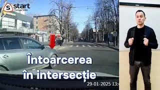 &Icirc;ntoarcerea &icirc;n Intersecție - O Parte Obligatorie a Examenului Practic! 🚘