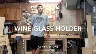 Make a Wine Glass Holder Using Oak