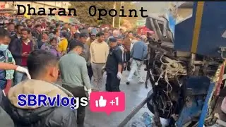 School bus ko danger Accident vako Xa Dharan Zero point ! Kati jana ko death thaa vako xaina 