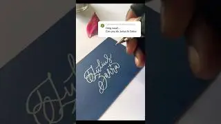 How to: Flourish 🌸 #calligraphy #learncalligraphy #flourishing  #cursive #howtocursive