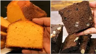 The Best 2 Type Pound Cake Recipe | Orange Pound Cake | Chocolate Fruits Pound Cake | Corner Cooks