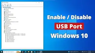 How to Enable or Disable USB Ports in Windows 10