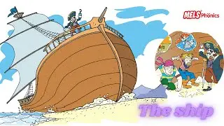 MELS Reading -The Ship- Learn Consonant Blends & Consonant Digraphs - | MELS Montessori Phonics 44 |