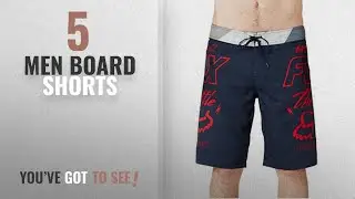 Fox Men Board Shorts [Winter 2018 ]: Fox Men's Throttle Boardshort, Midnight, 38