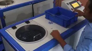 Spin Tear Trim Deflashing Machine