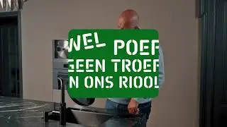 Wel poep, geen troep - vet door de gootsteen