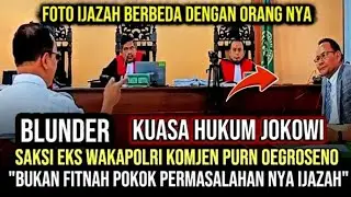 🔴 FULL SAKSI FAKTA EKS WAKAPOLRI OEGROSENO, 