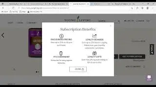 Creating an American Young Living Account on Subscribe & Save