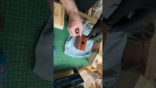 Oiling up the #mallets with #linseed oil and #wire-wool in my #manshed #crafts #woodworking