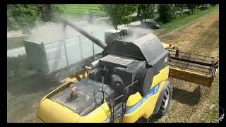 Real Farming Trebbiatura frumento 2024 -New Holland CX8090-