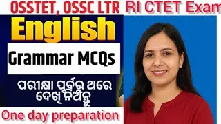 English Grammar Full Practice Set-Latest Pattern  Important MCQ MockTest OSSTET,JT,SSB TGT#Sabat Mam