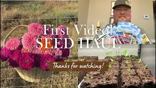 Seed Haul and Tomato planting! First YouTube video!